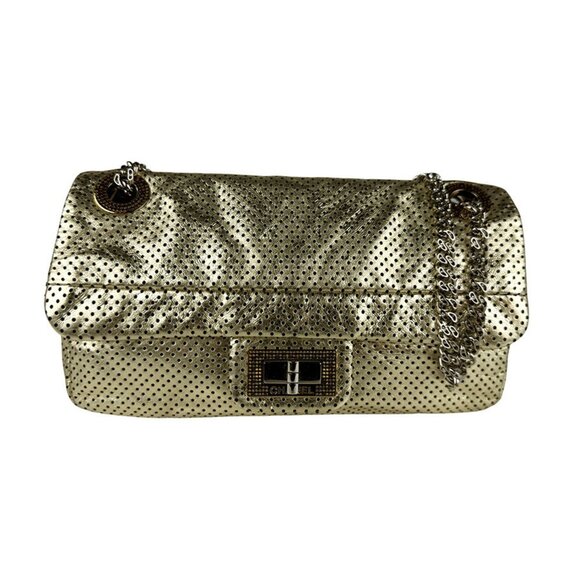 CHANEL Gold Leather Shoulder Bag - Picture 1 of 5